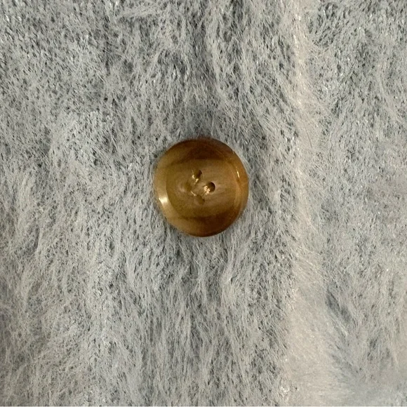 NWT Altar’d State, Cropped Cardigan, Fuzzy Light Blue, Size M - Picture 4 of 9